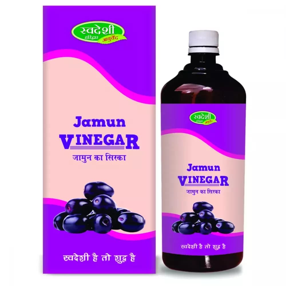 Buy Swadeshi Ayurved Jamun Vinegar Online - OLRAA Indian Snacks