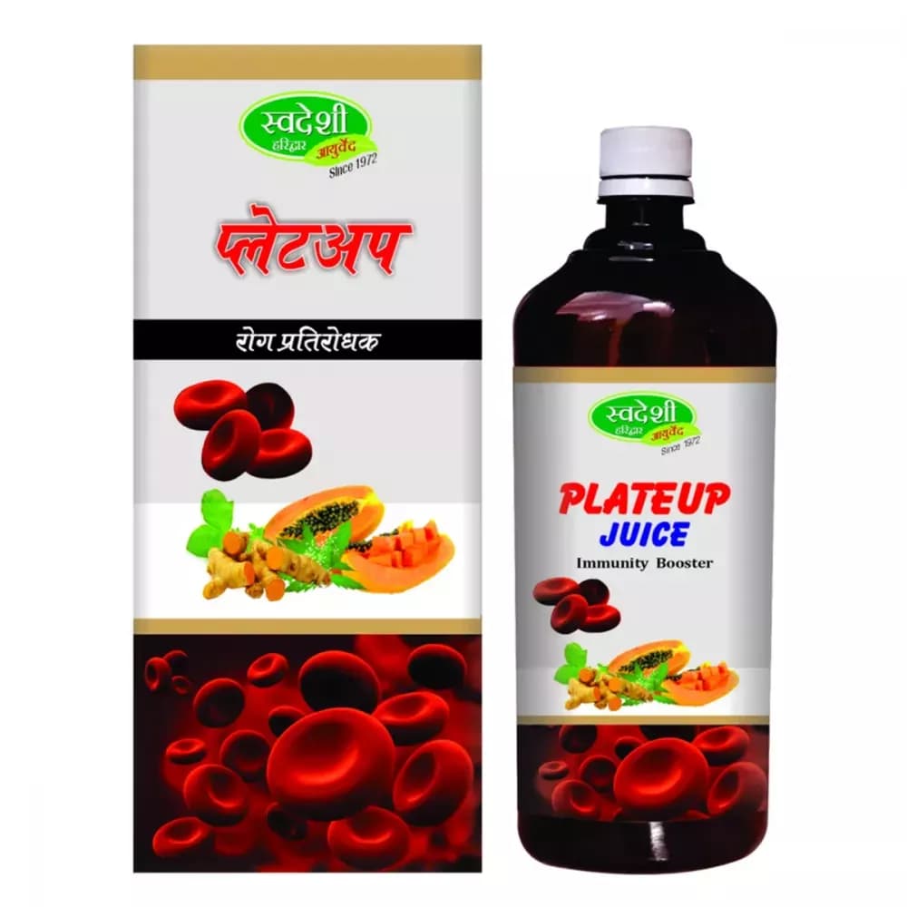Buy Swadeshi Ayurved Plateup Juice Online - OLRAA Indian Snacks