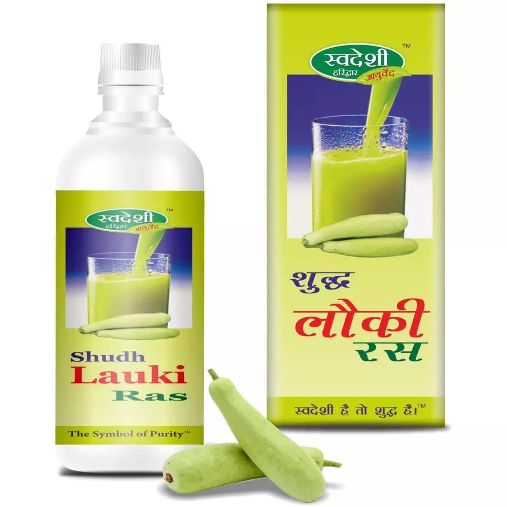 Buy Swadeshi Ayurved Shudh Lauki Juice Online - OLRAA Indian Snacks