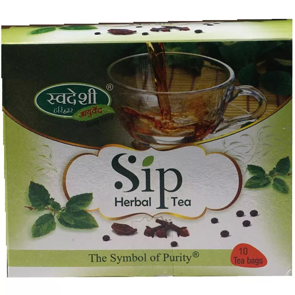 Buy Swadeshi Ayurved Sip Tea Online - OLRAA Indian Snacks