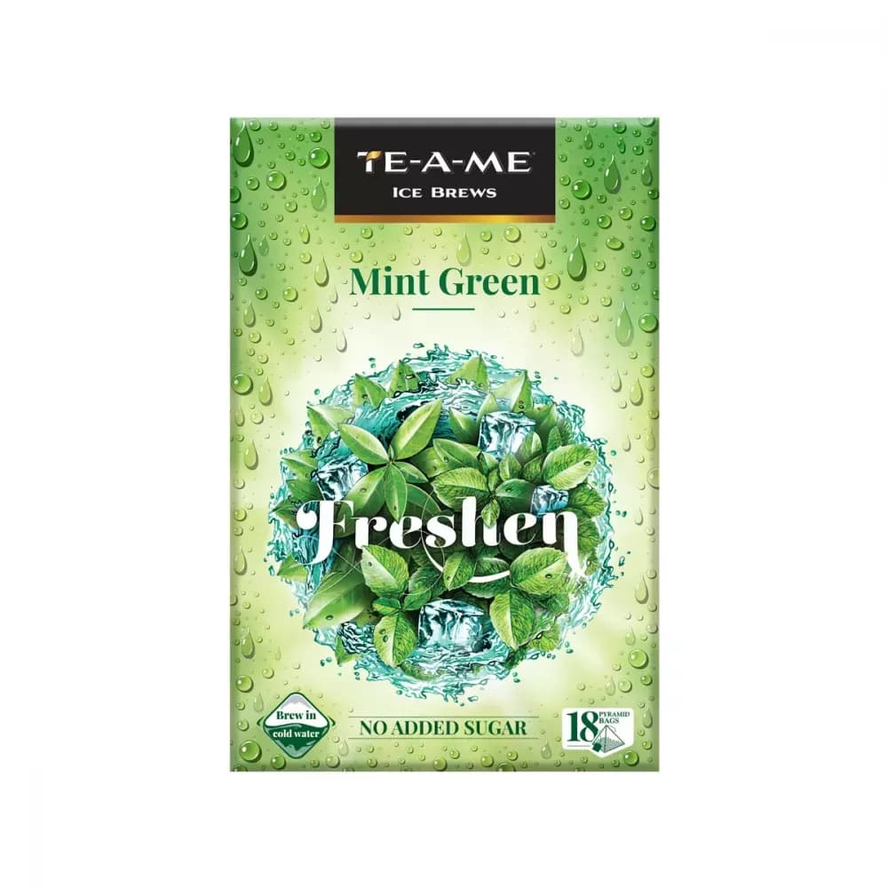 Buy TE-A-ME Freshen Mint Green Ice Tea Bags Online - OLRAA Indian Snacks