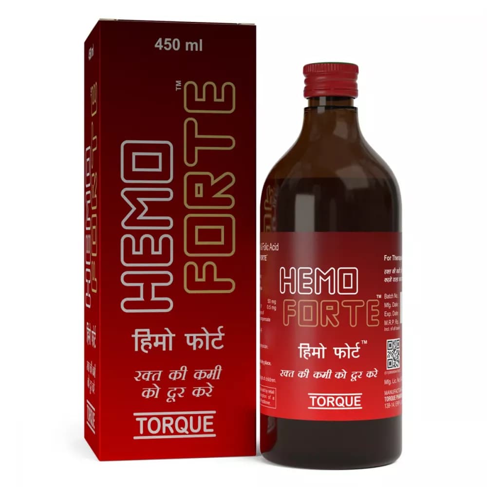 Buy Torque Hemo Forte Syrup Online - OLRAA Indian Snacks