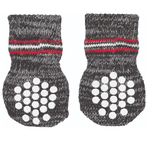 Buy Trixie Non-Slip Socks for Dogs - Grey (Set of 2) Online - OLRAA Indian Snacks