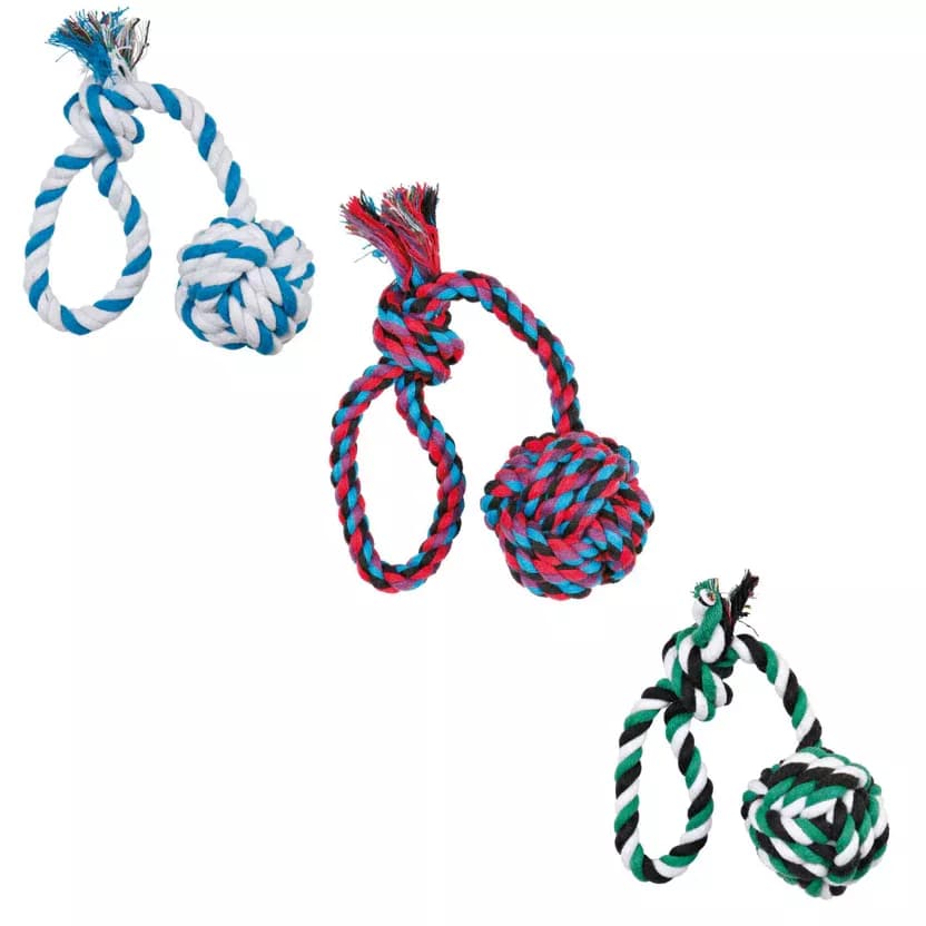 Buy Trixie Playing Rope with Woven-in Ball Online - OLRAA Indian Snacks