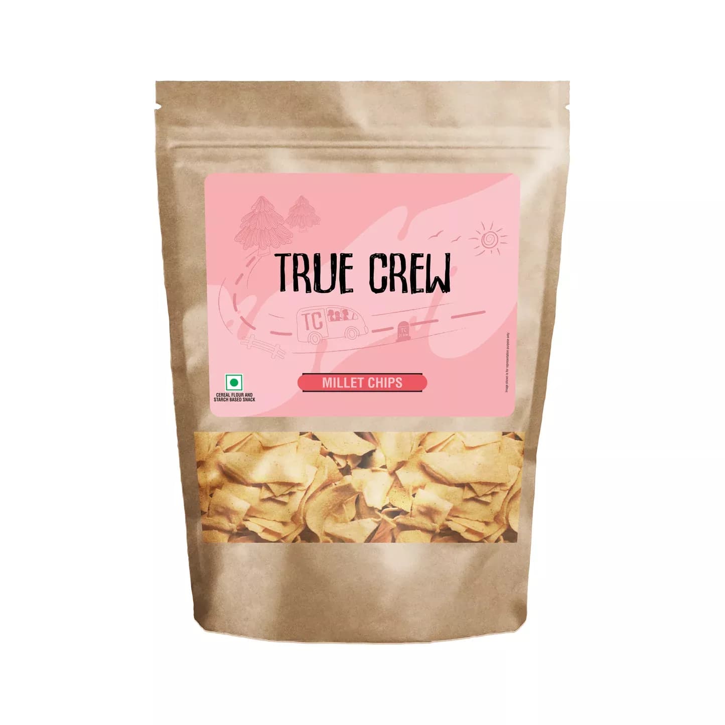 Buy True Crew Millet Chips Online - OLRAA Indian Snacks