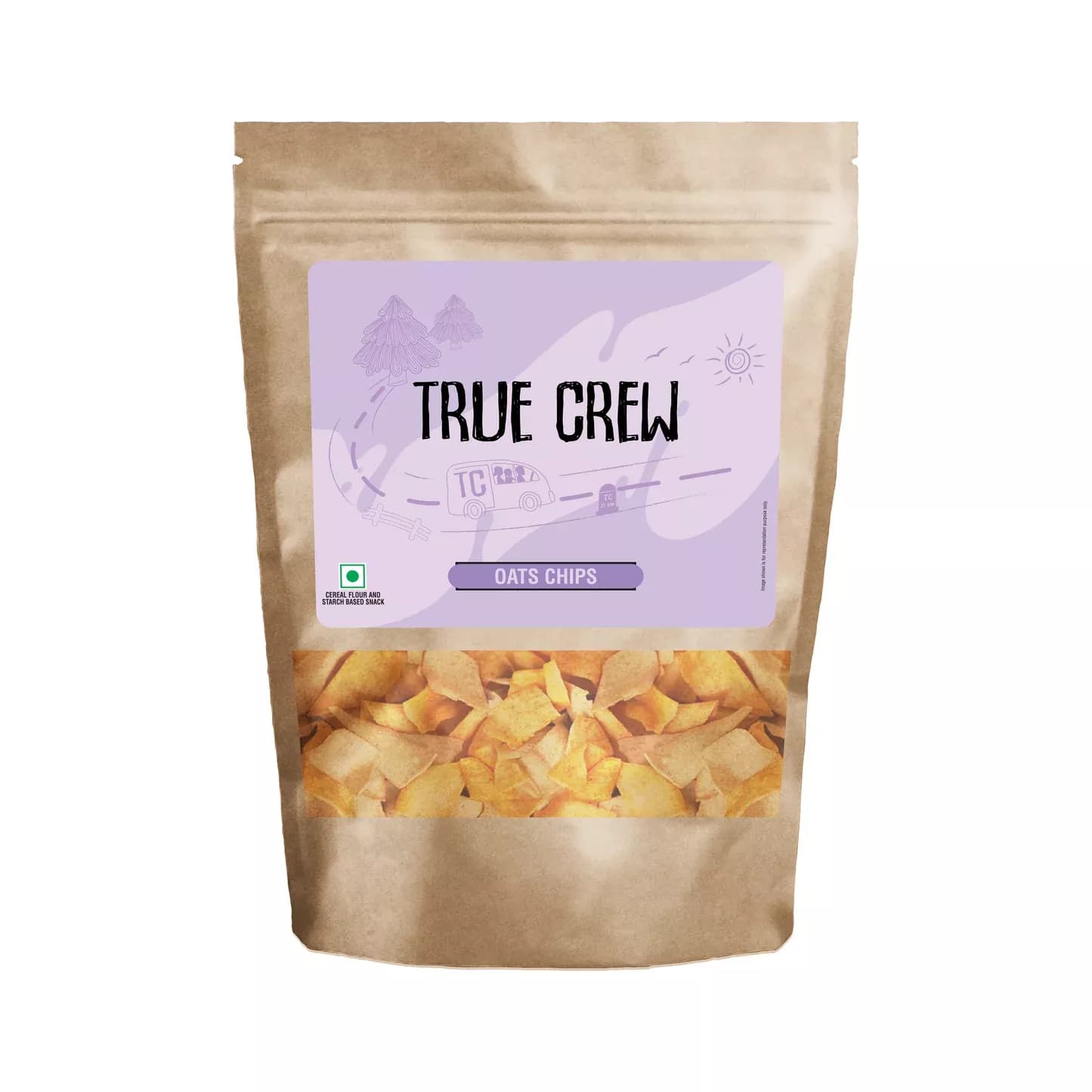 Buy True Crew Oats Chips Online - OLRAA Indian Snacks