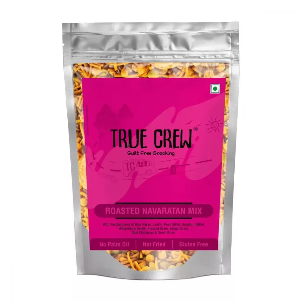 Buy True Crew Roasted Navratan Mix Online - OLRAA Indian Snacks
