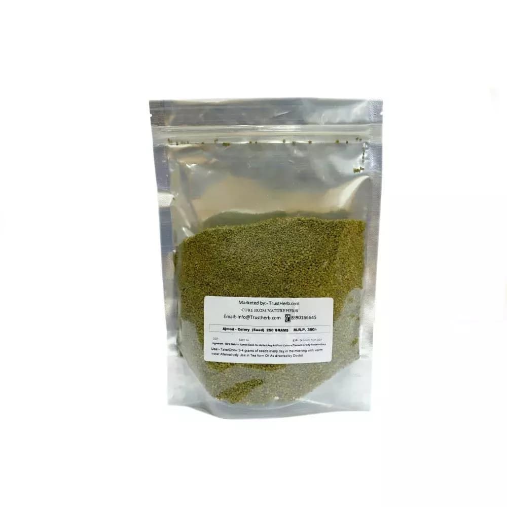 Buy TrustHerb Ajmod - Celery Seeds Online - OLRAA Indian Snacks