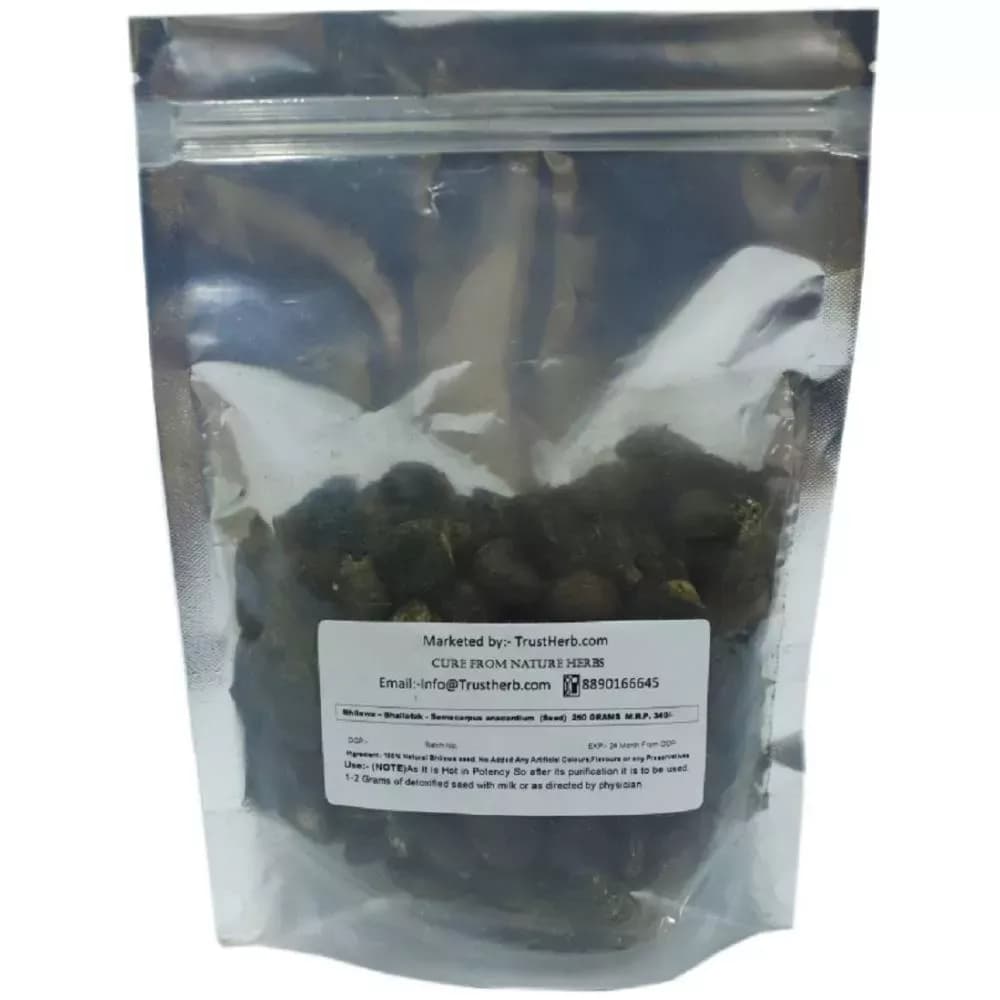 Buy TrustHerb Bhilawa - Bhallatak Seed Online - OLRAA Indian Snacks