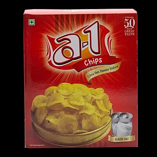 Buy A1 Chips Ultra Thin Banana Chips Online - OLRAA Indian Snacks