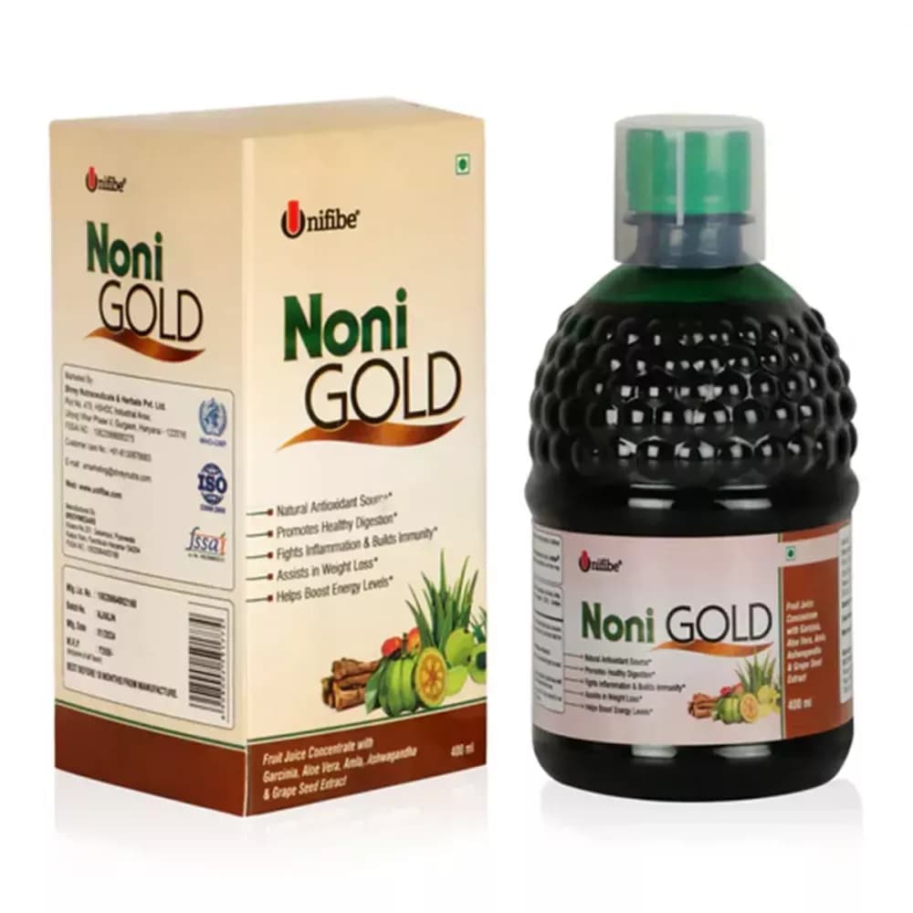 Buy Unifibe Noni Gold Juice Online - OLRAA Indian Snacks