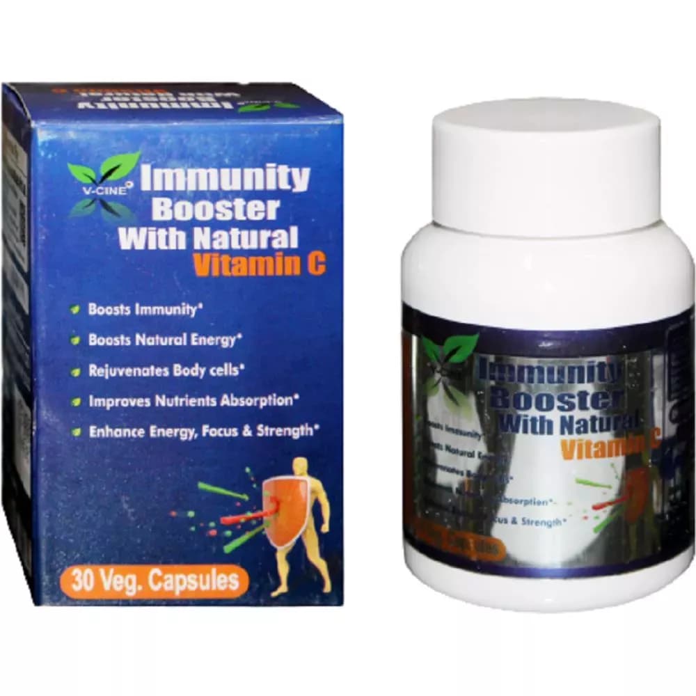 Buy V Cine Immunity Booster Capsules Online - OLRAA Indian Snacks