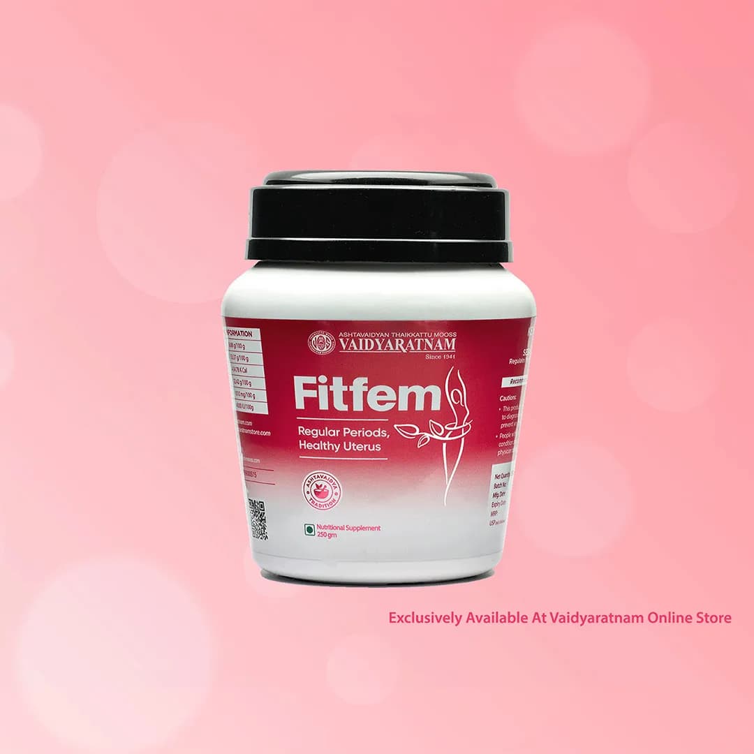 Buy Vaidyaratnam Fitfem Granules Online - OLRAA Indian Snacks