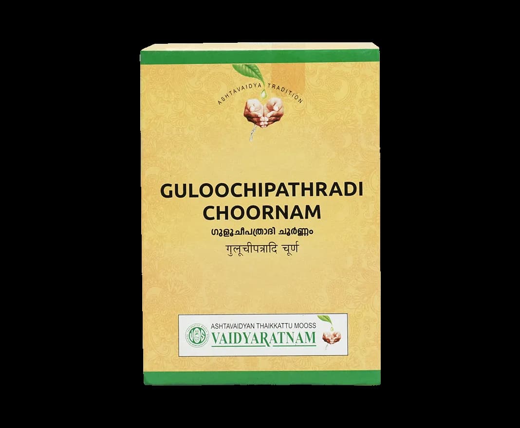 Buy Vaidyaratnam Guloochipathradi Online - OLRAA Indian Snacks