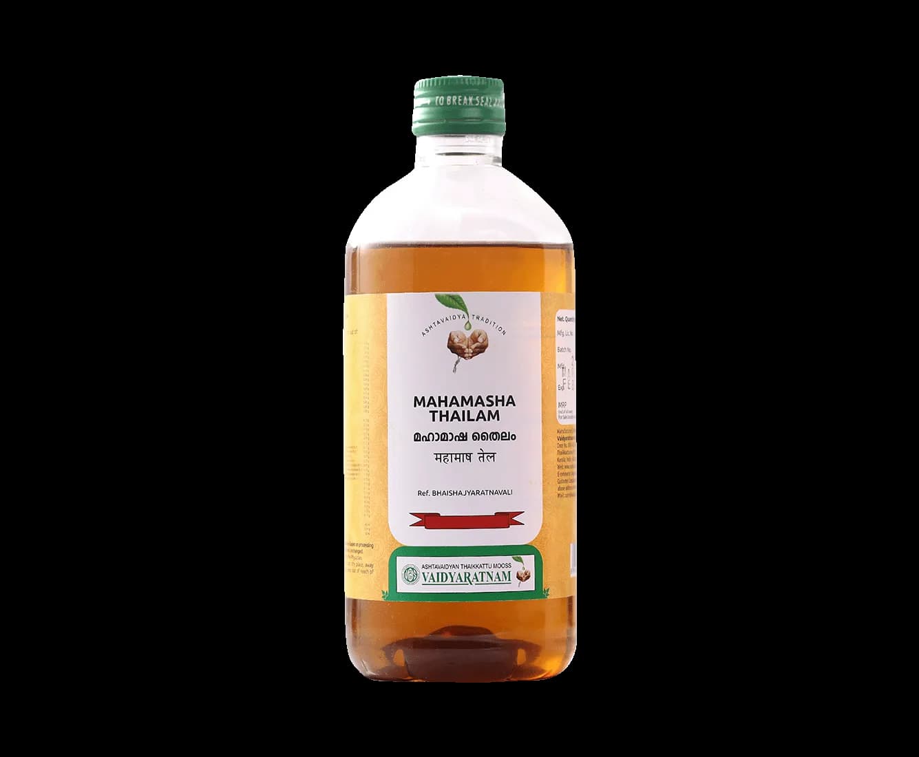 Buy Vaidyaratnam Mahamasha Thailam Online - OLRAA Indian Snacks