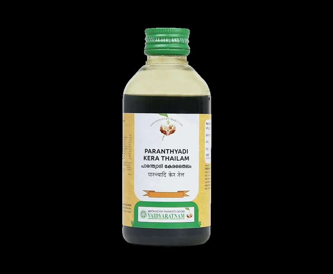 Buy Vaidyaratnam Paranthyadi Thailam Online - OLRAA Indian Snacks