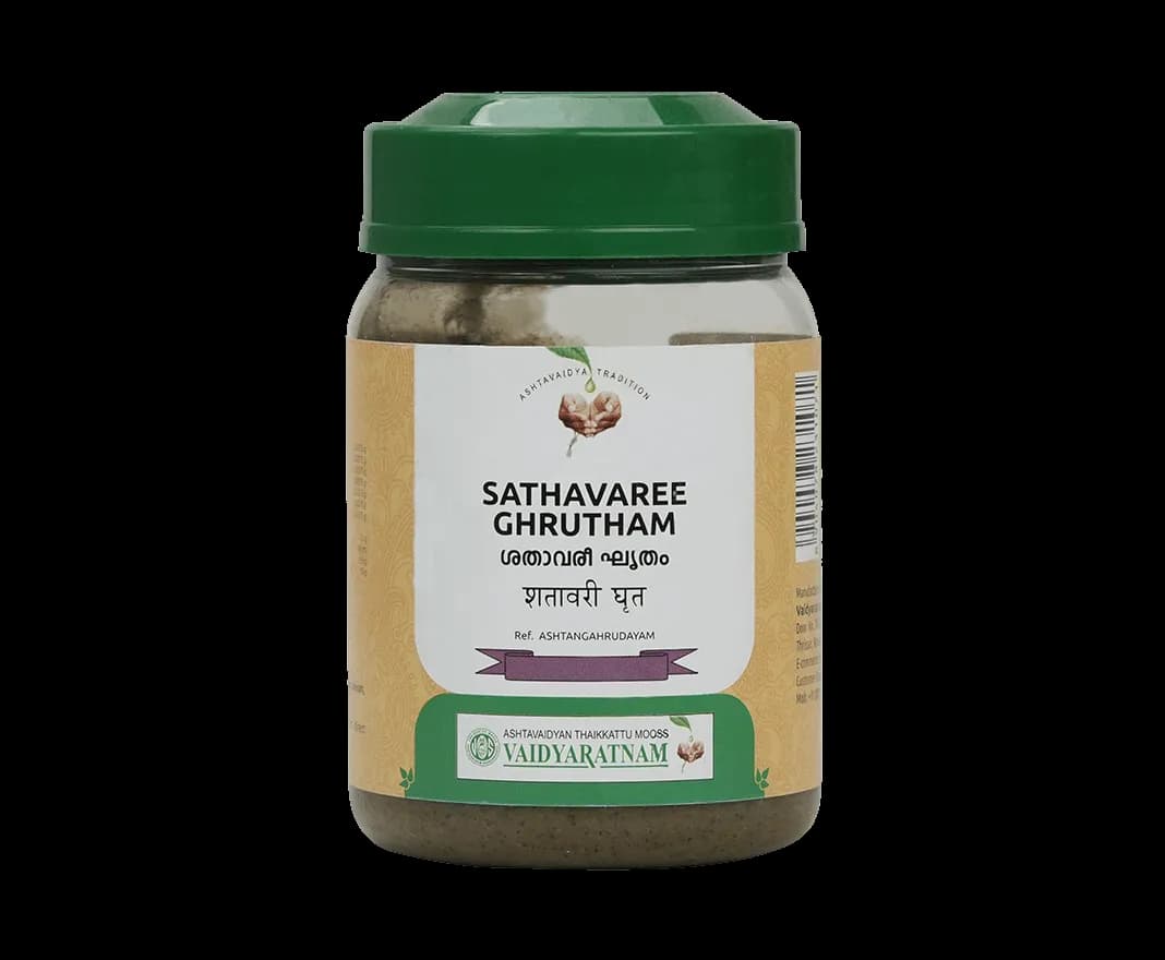 Buy Vaidyaratnam Sathavareeghrutham Online - OLRAA Indian Snacks