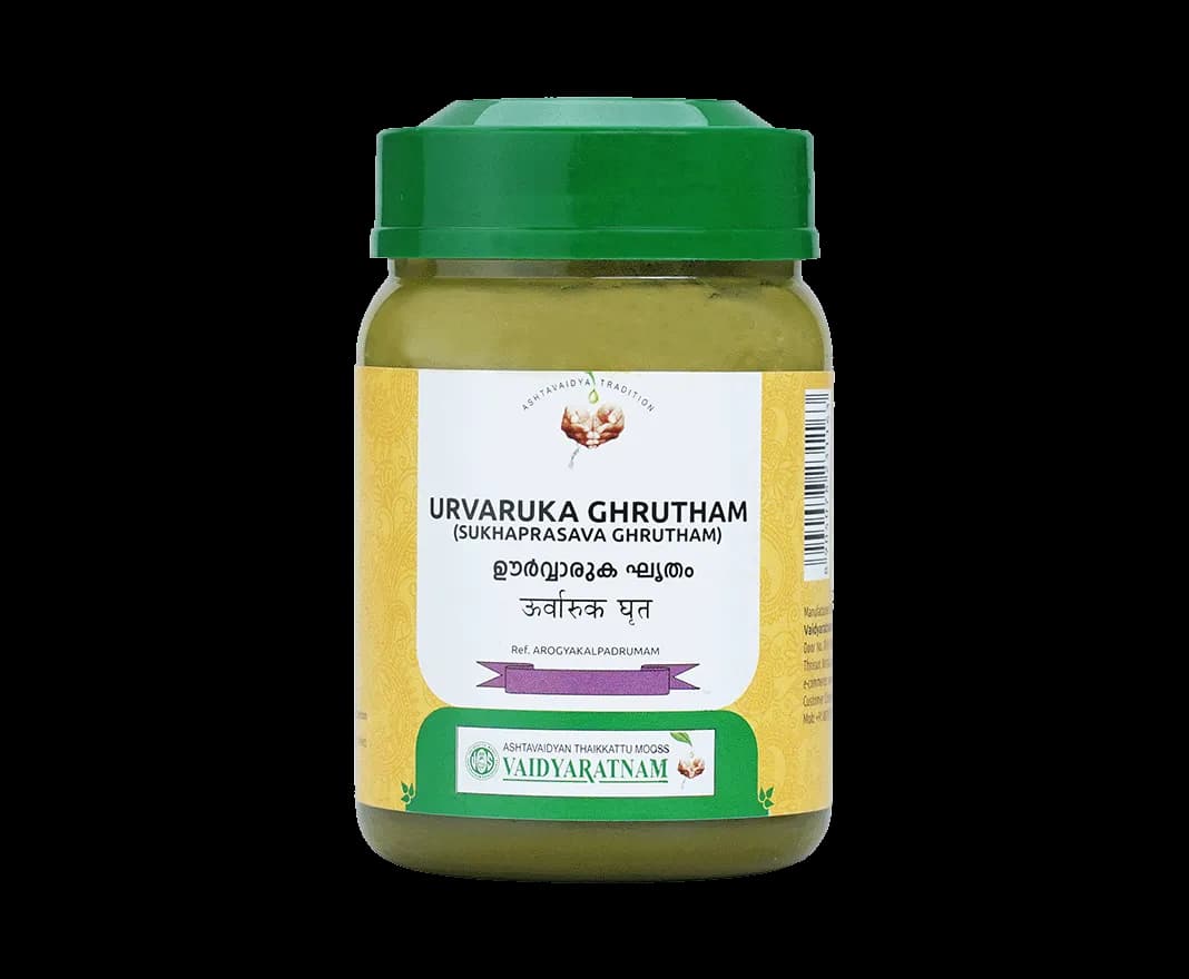 Buy Vaidyaratnam Urvaruka Ghrutham Online - OLRAA Indian Snacks