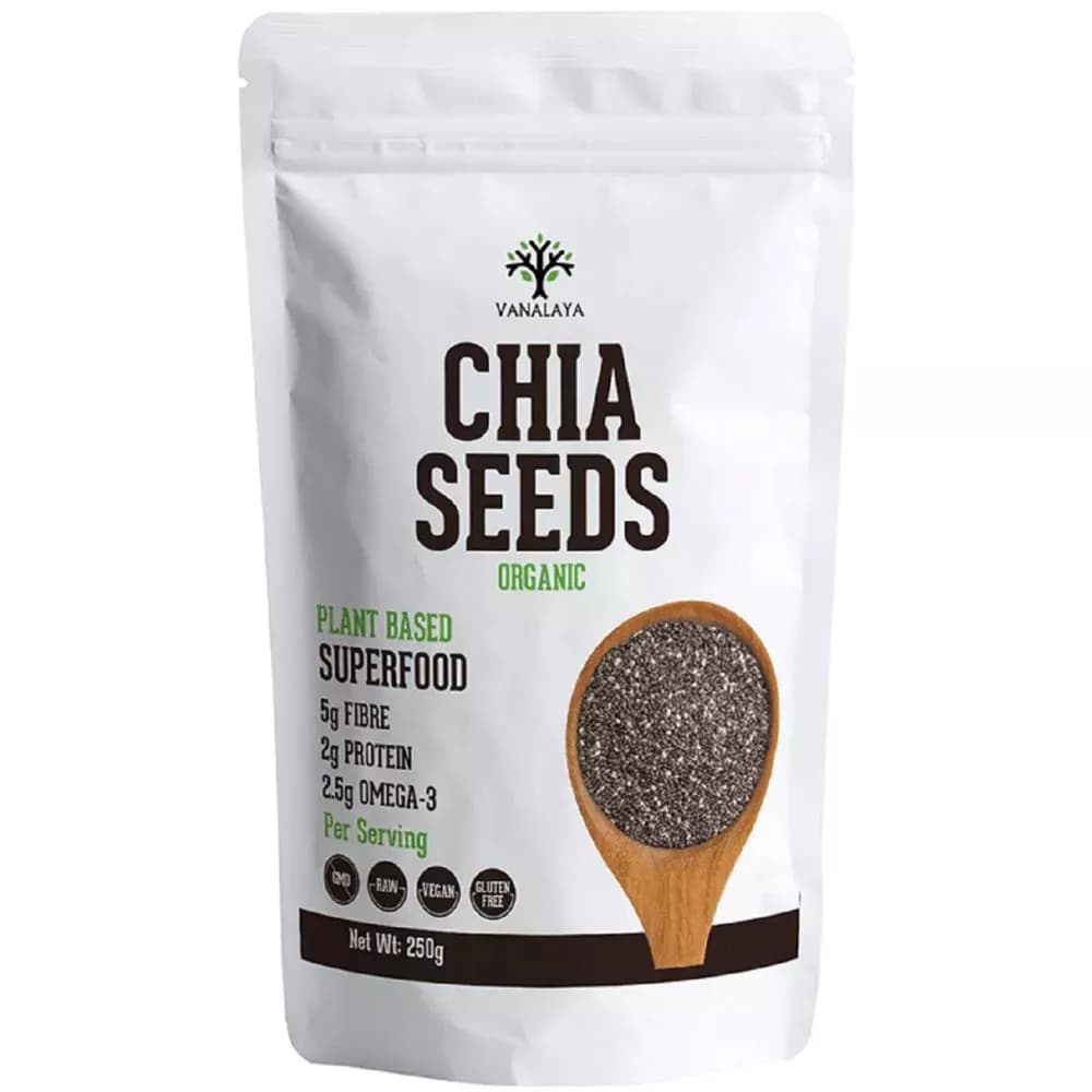 Buy Vanalaya Organic Chia Seeds Online - OLRAA Indian Snacks