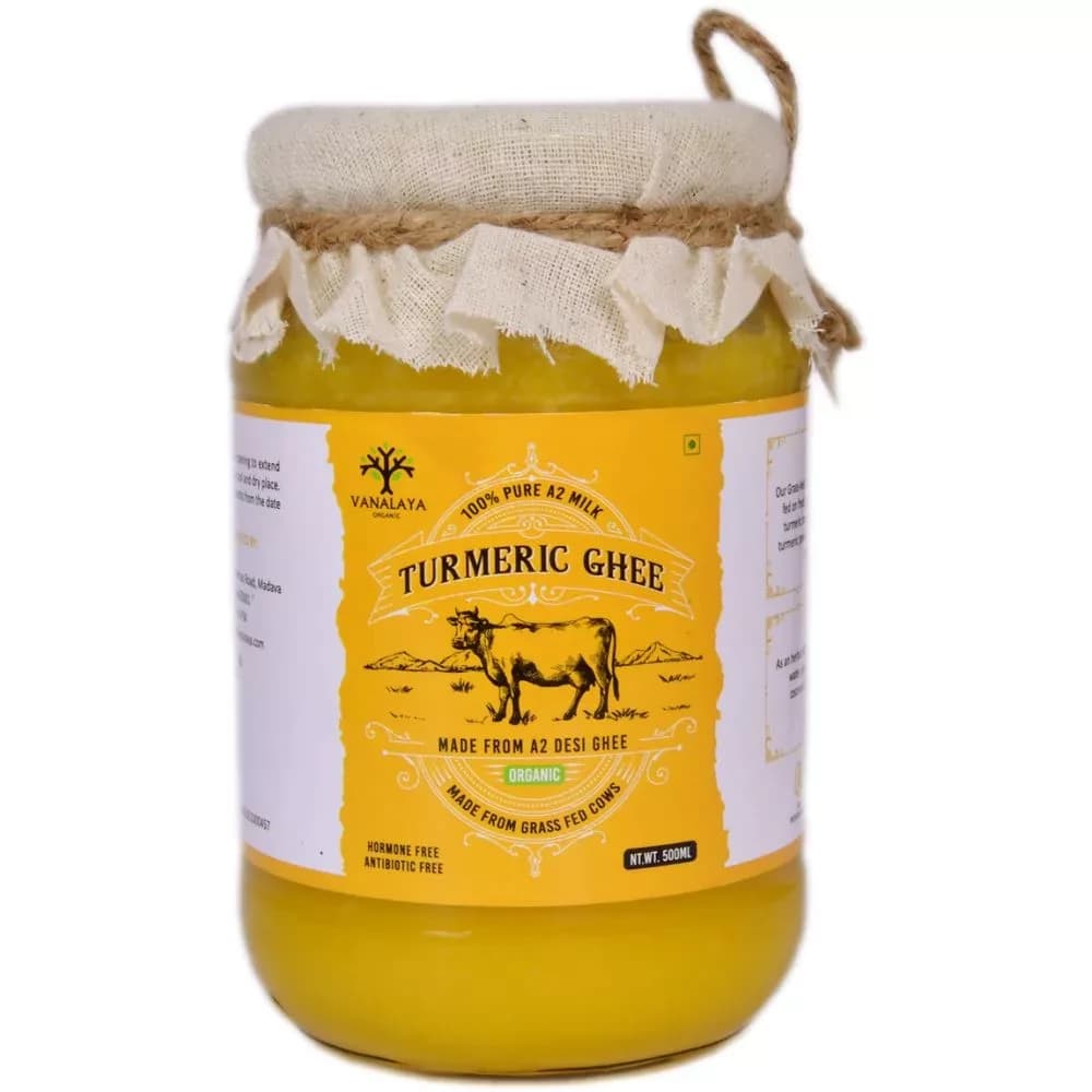 Buy Vanalaya Turmeric Organic Ghee Online - OLRAA Indian Snacks