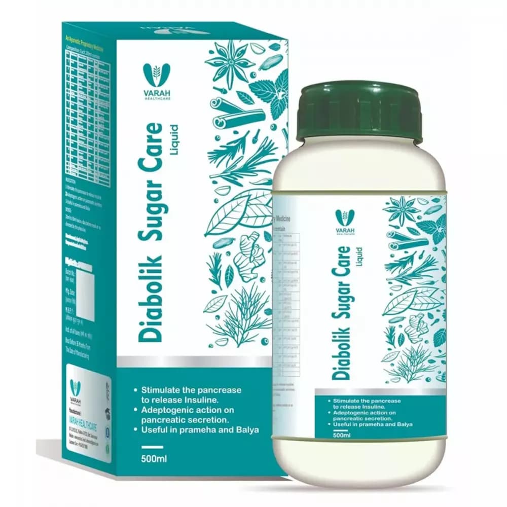Buy Varah Diabolik Sugar Care Liquid Online - OLRAA Indian Snacks