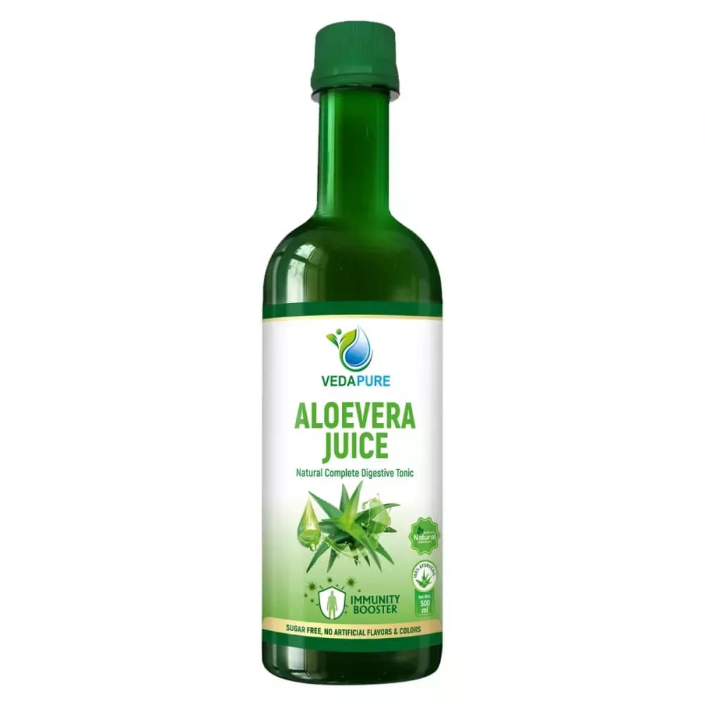 Buy Vedapure Aloe Vera Juice Online - OLRAA Indian Snacks
