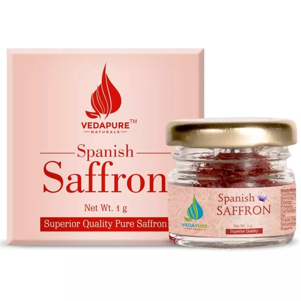 Buy Vedapure Naturals Spanish Saffron Online - OLRAA Indian Snacks