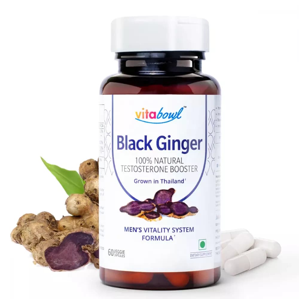 Buy Vitabowl Black Ginger Capsules  Online - OLRAA Indian Snacks