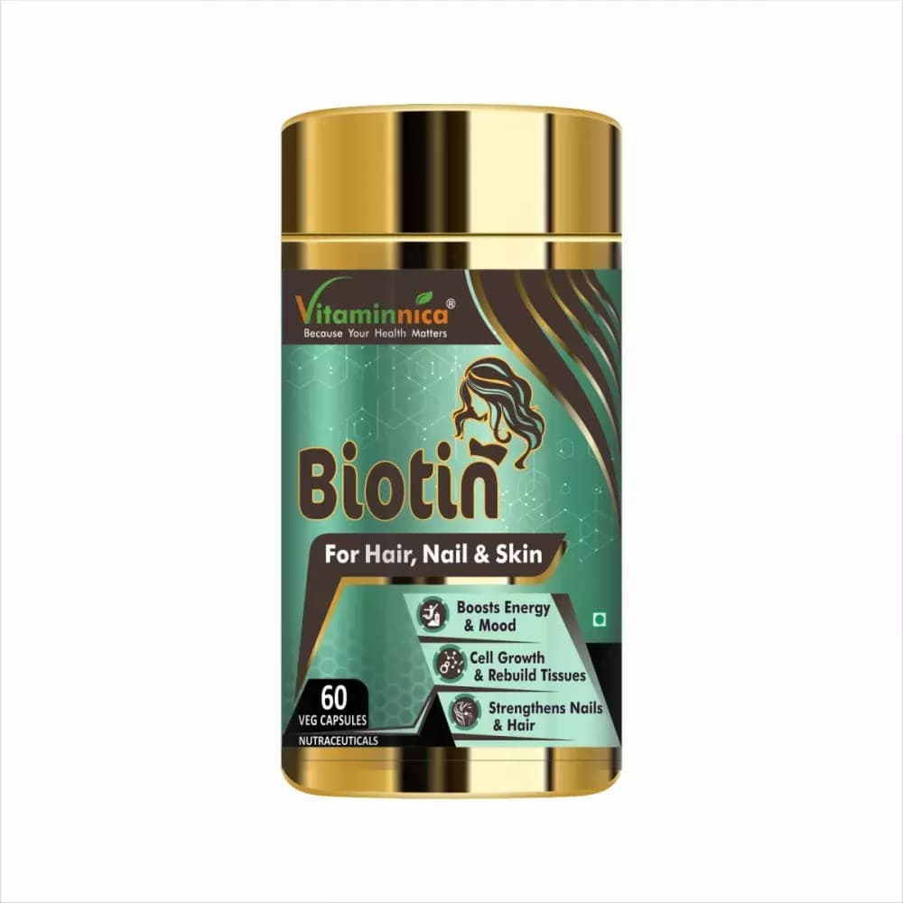 Buy Vitaminnica Biotin Capsules  Online - OLRAA Indian Snacks