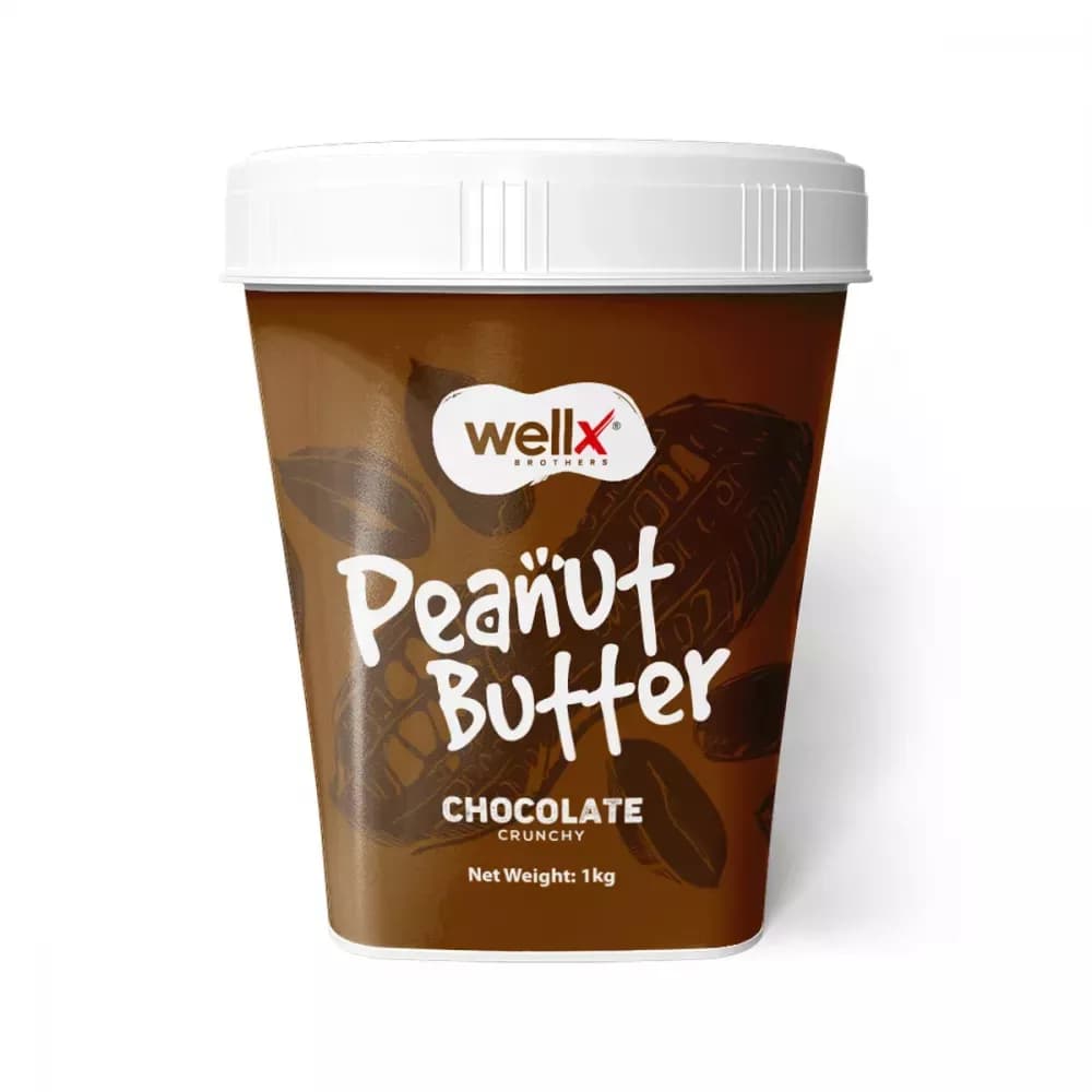 Buy Wellx Peanut Butter Chocolate Crunchy Online - OLRAA Indian Snacks