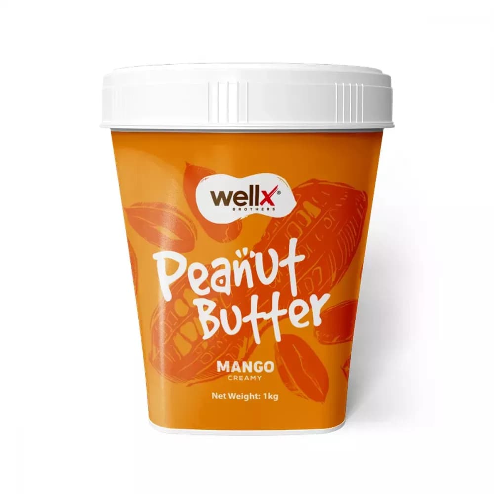 Buy Wellx Peanut Butter Mango Creamy Online - OLRAA Indian Snacks