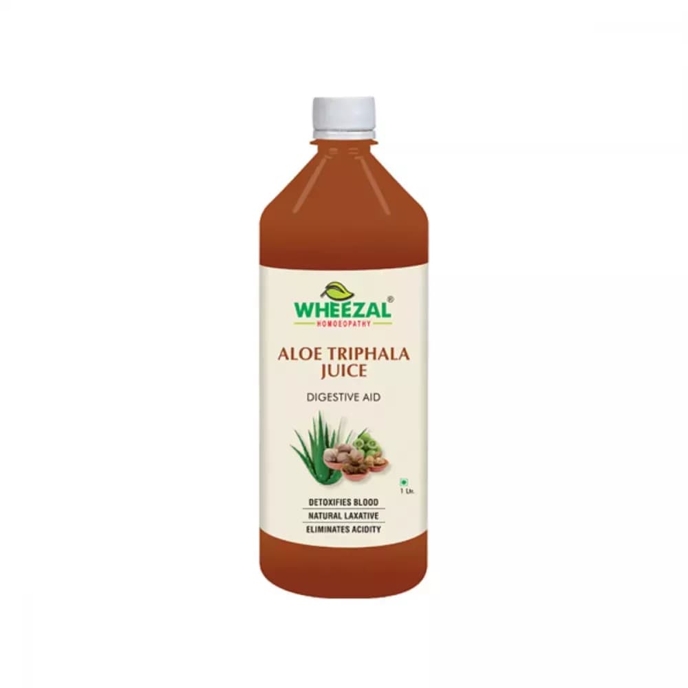 Buy Wheezal Aloe Triphala Juice Online - OLRAA Indian Snacks