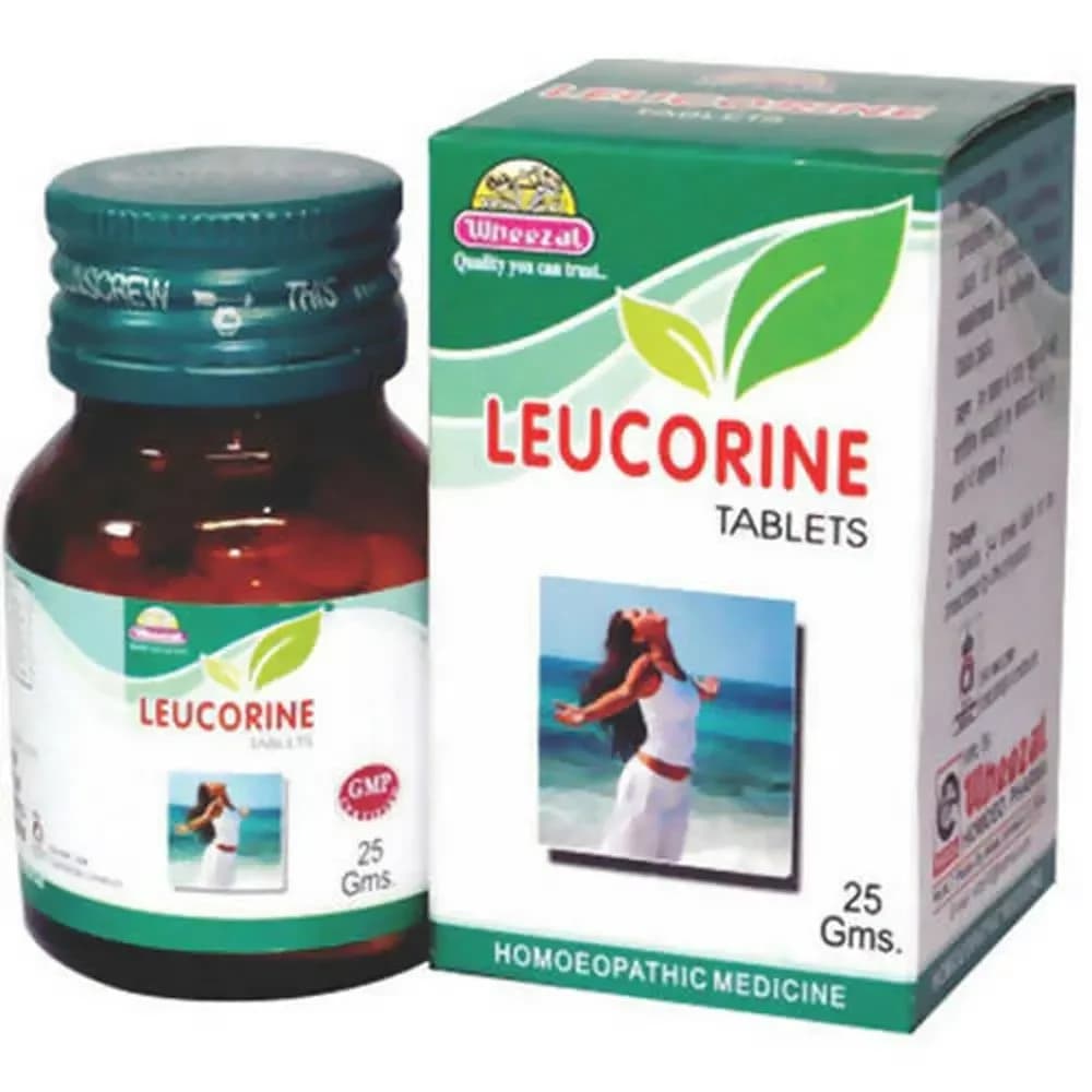 Buy Wheezal Leucorine Tablet Online - OLRAA Indian Snacks