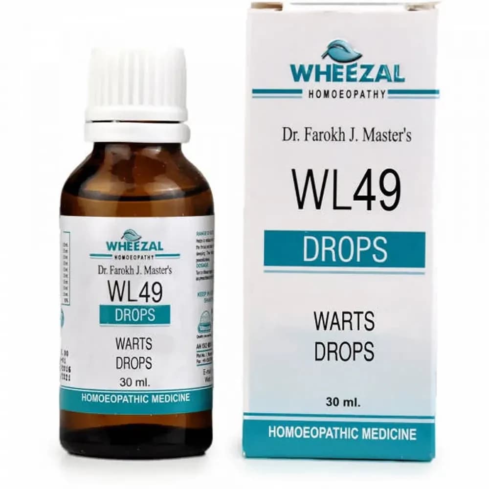 Buy Wheezal WL-49 Warts Drop Online - OLRAA Indian Snacks