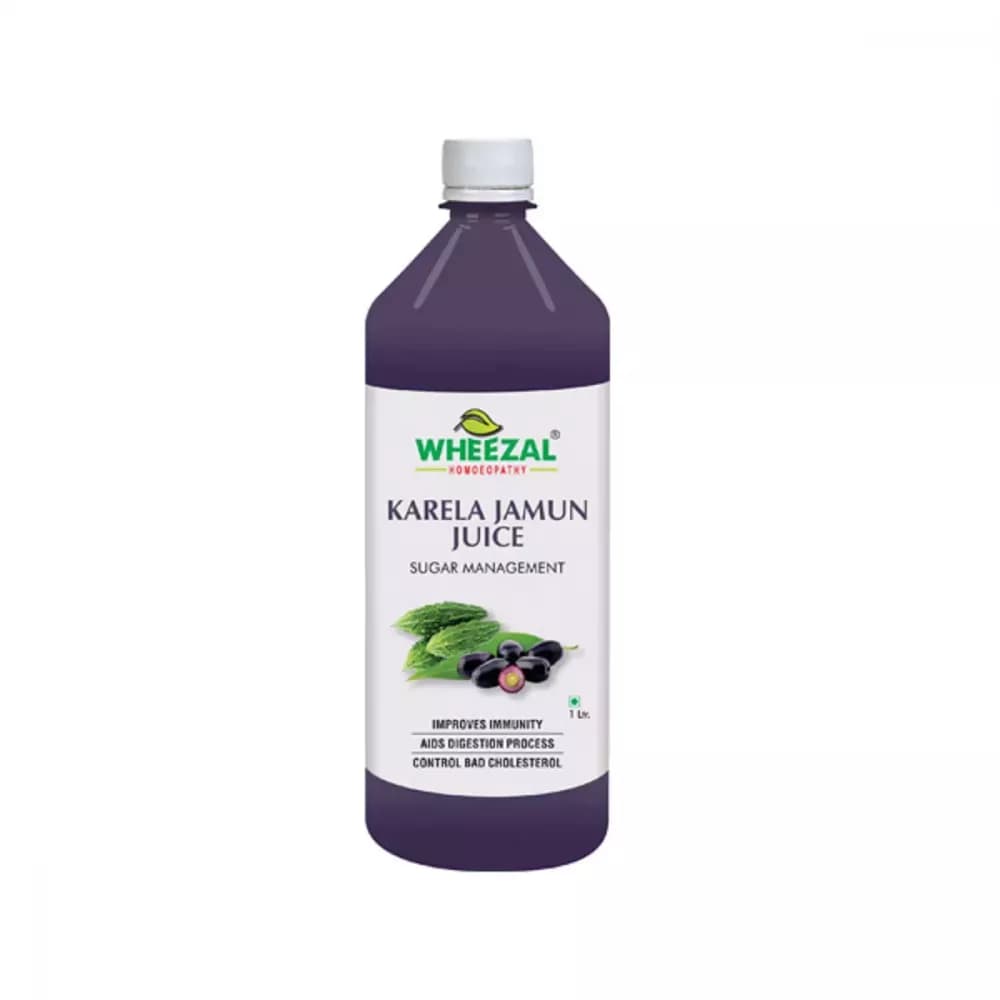 Buy Wheezal Karela Jamun Juice Online - OLRAA Indian Snacks