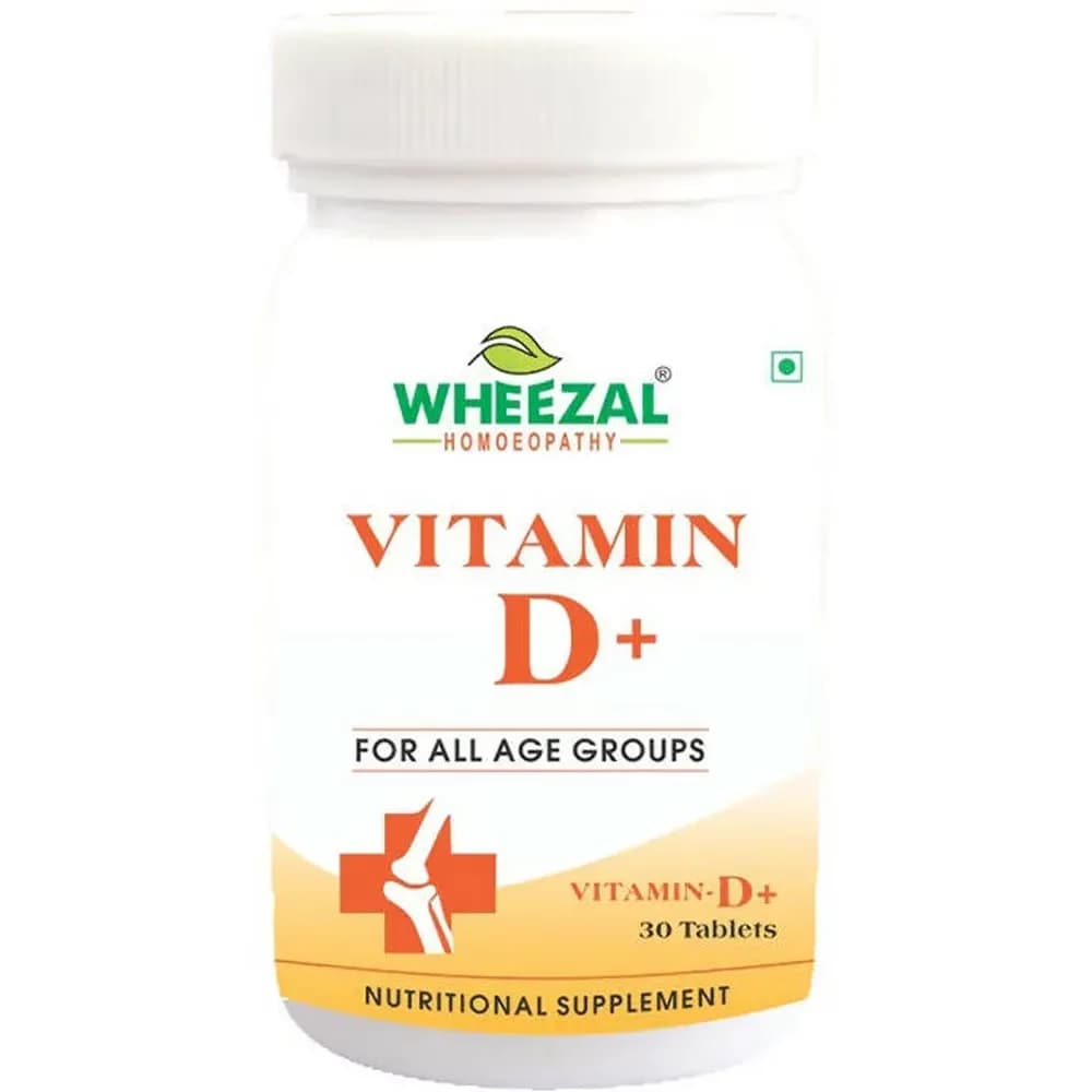Buy Wheezal Vitamin D+ Tablet Online - OLRAA Indian Snacks