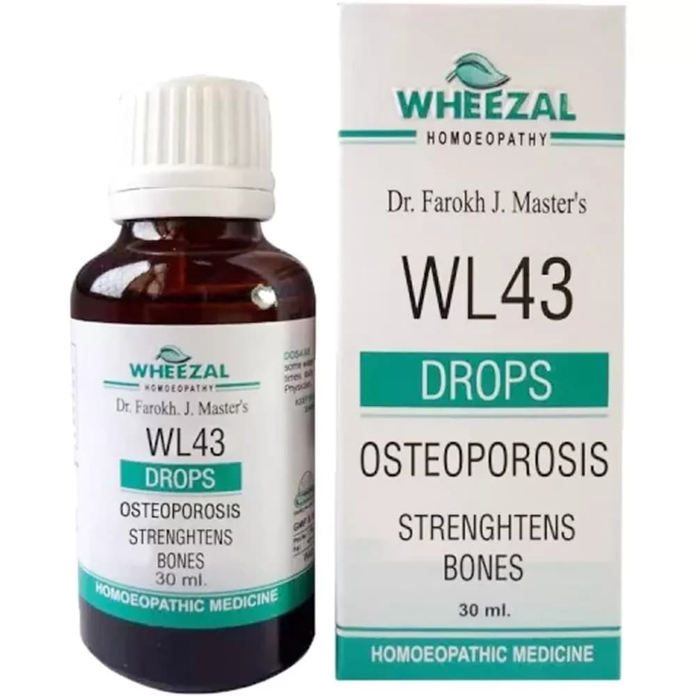 Buy Wheezal WL43 Osteoporosis Drop Online - OLRAA Indian Snacks