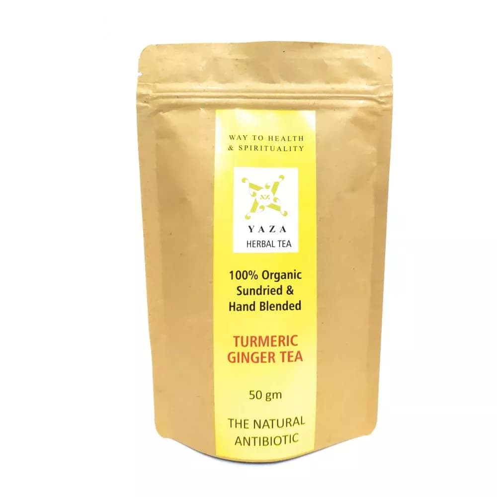 Buy Yaza Turmeric Ginger Tea Online - OLRAA Indian Snacks