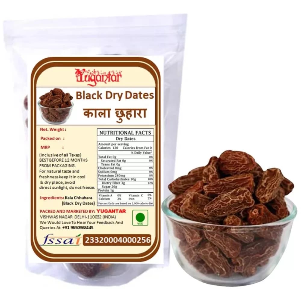 Buy Yugantar Black Dry Dates Online - OLRAA Indian Snacks