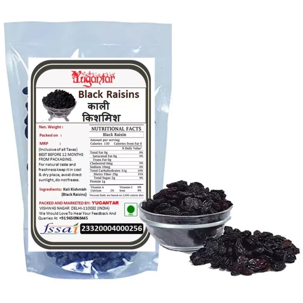 Buy Yugantar Black Raisins Online - OLRAA Indian Snacks