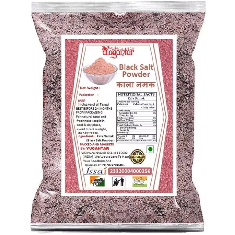 Buy Yugantar Black Salt Kala Namak Online - OLRAA Indian Snacks