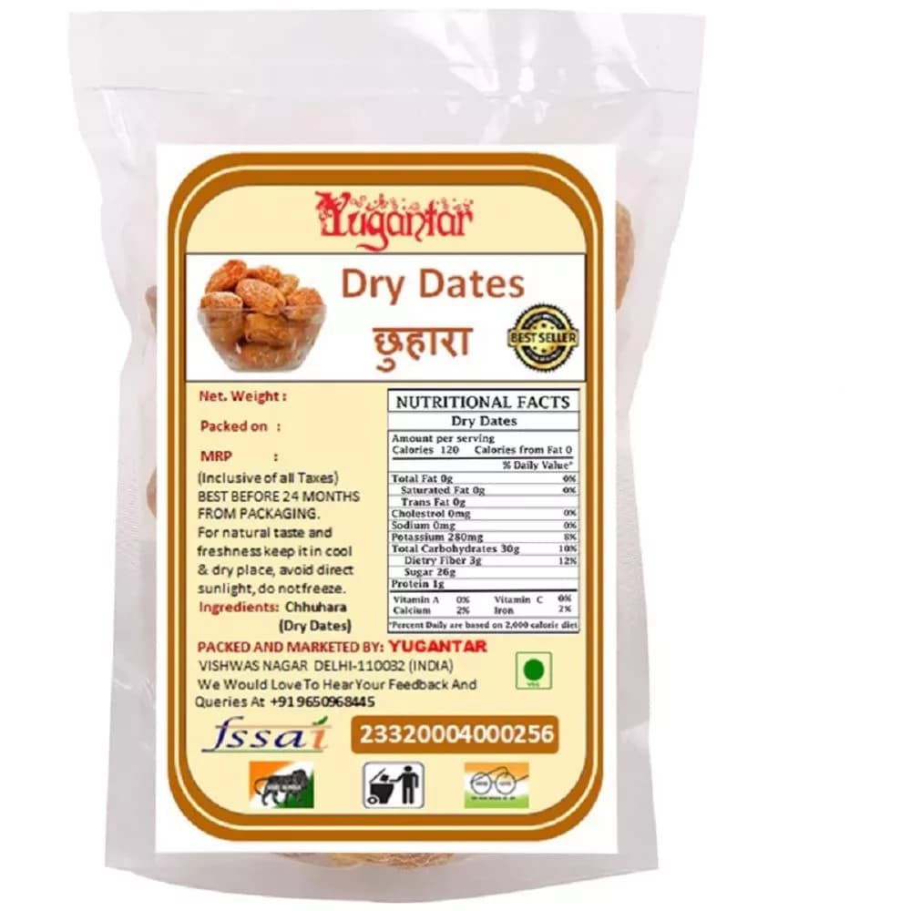 Buy Yugantar Dry Dates Online - OLRAA Indian Snacks