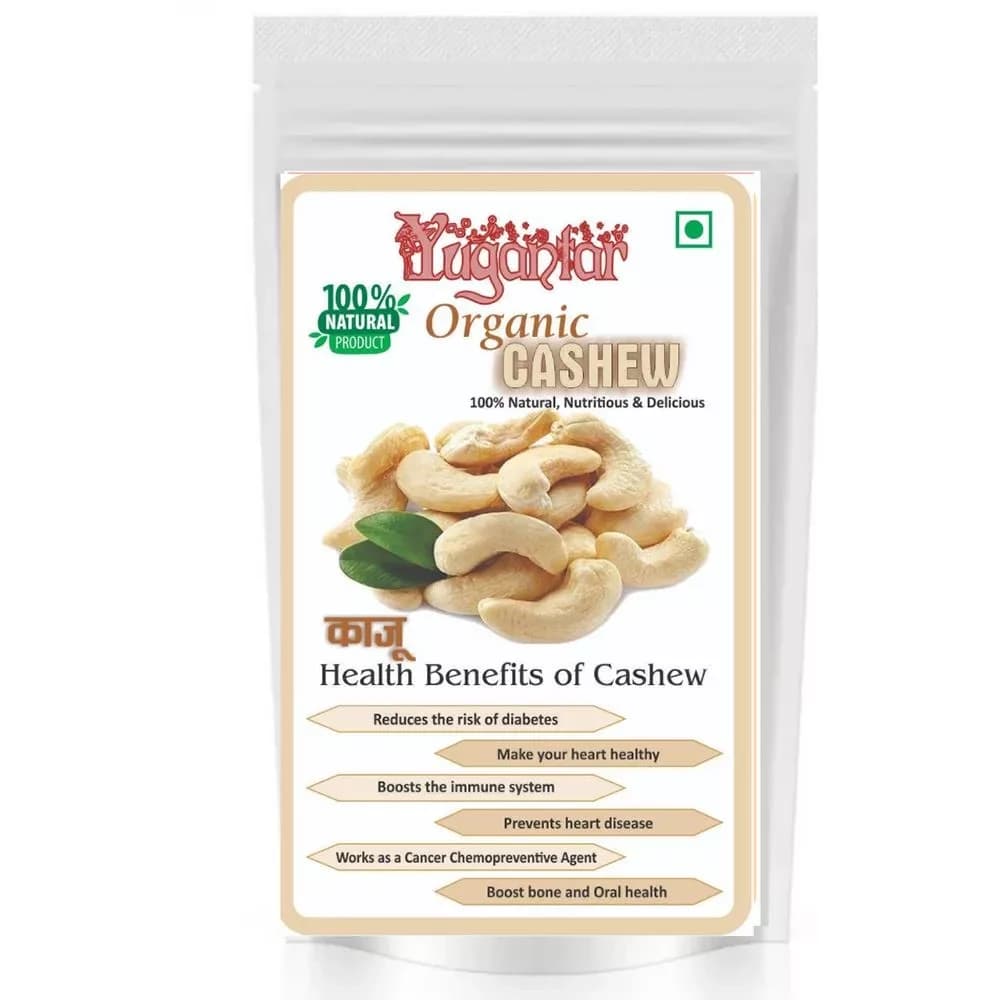 Buy Yugantar Organic Cashew Online - OLRAA Indian Snacks