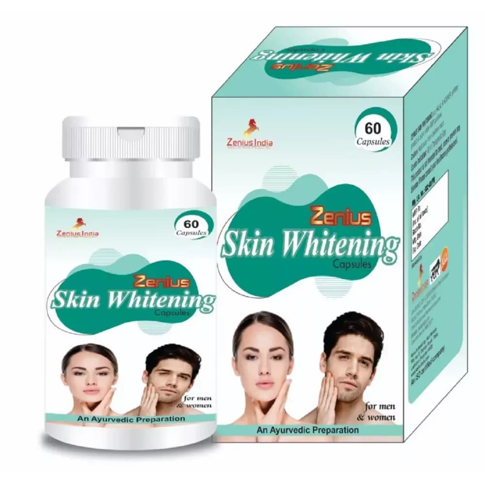 Buy Zenius Skin Whitening Capsules Online - OLRAA Indian Snacks
