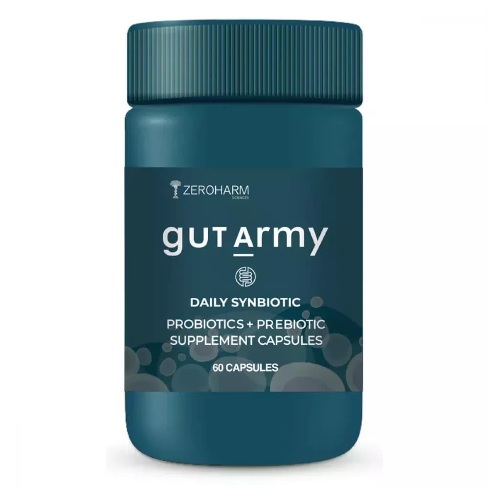 Buy Zeroharm Gut Army Capsules Online - OLRAA Indian Snacks