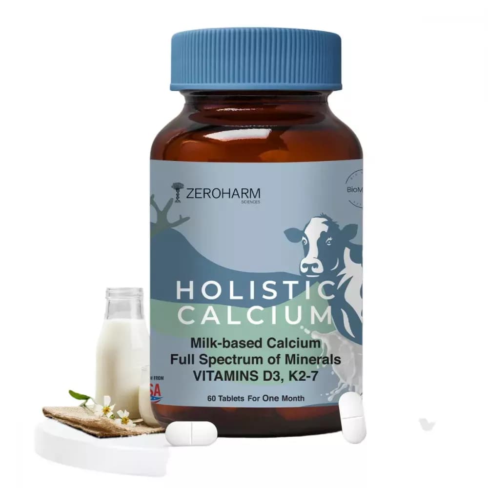 Buy Zeroharm Holistic Calcium Tablets Online - OLRAA Indian Snacks