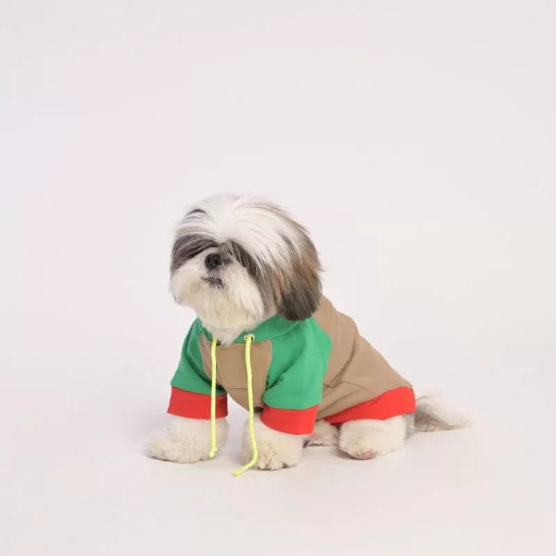 Buy ZL Leafy Vibrant Warmer Hoodie for Dogs Online - OLRAA Indian Snacks