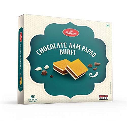 Haldiram's Chocolate Aam Papad Burfi - - OLRAA Indian Snacks