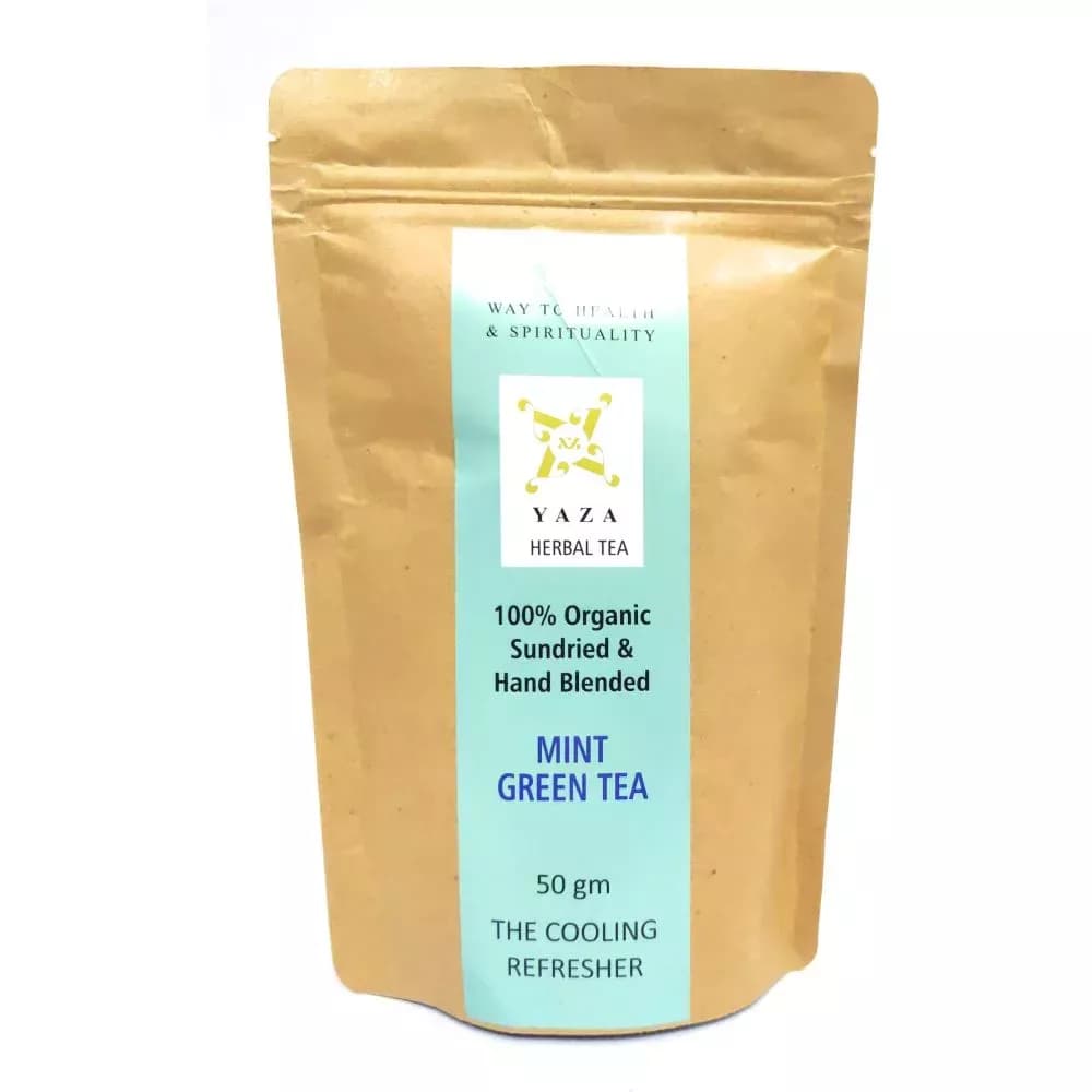 Yaza Mint Green Tea - - OLRAA Indian Snacks
